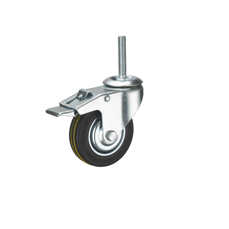 Factory Supply Industrial Metal with Plastic Diameter 75mm 85mm Caster