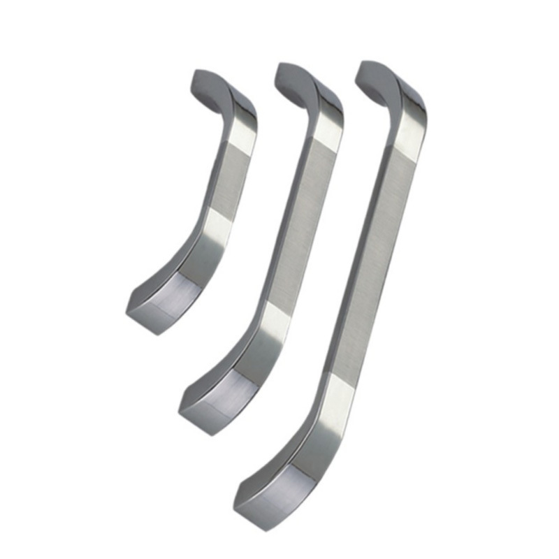 Zinc Alloy 96mm 128mm 160mm Brushed Bright Chrome Furniture Handle