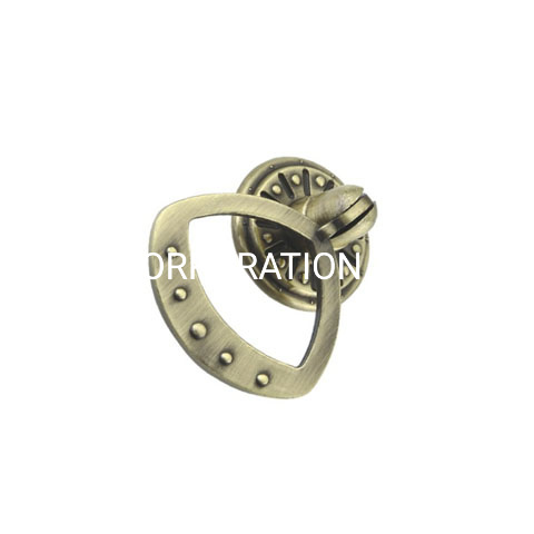 Hot Sale 45mm Zinc Alloy Antique Brass Ring Handle Drawer Handle