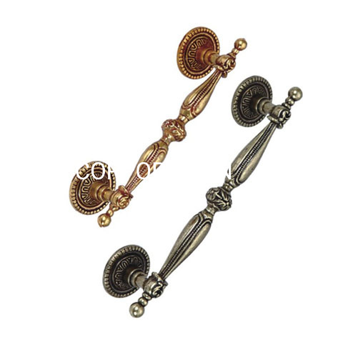 Factory Supply European Style 64mm 96mm Antique Brass Furniture Handle Wardrobe Handle