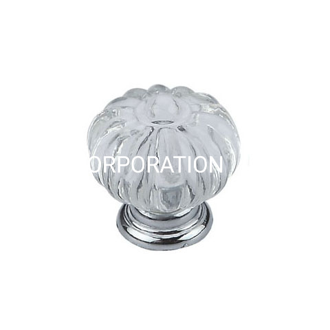 Zinc Alloy 28mm 34mm Clear Diamond Shape Wardrobe Knob Drawer Knob