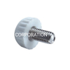 Factory Supply Steel with Plastic Adjustable Screw Adjusting Fitting Sofa Leg Accessories