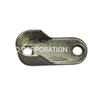Popular Zinc Alloy Nickle Plated Wardrobe Home Clothes Rod Support Bracket Connector