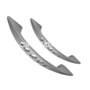 Factory Supply Zinc Alloy Middle Empty Bow Shaped 64mm Wardrobe Handle
