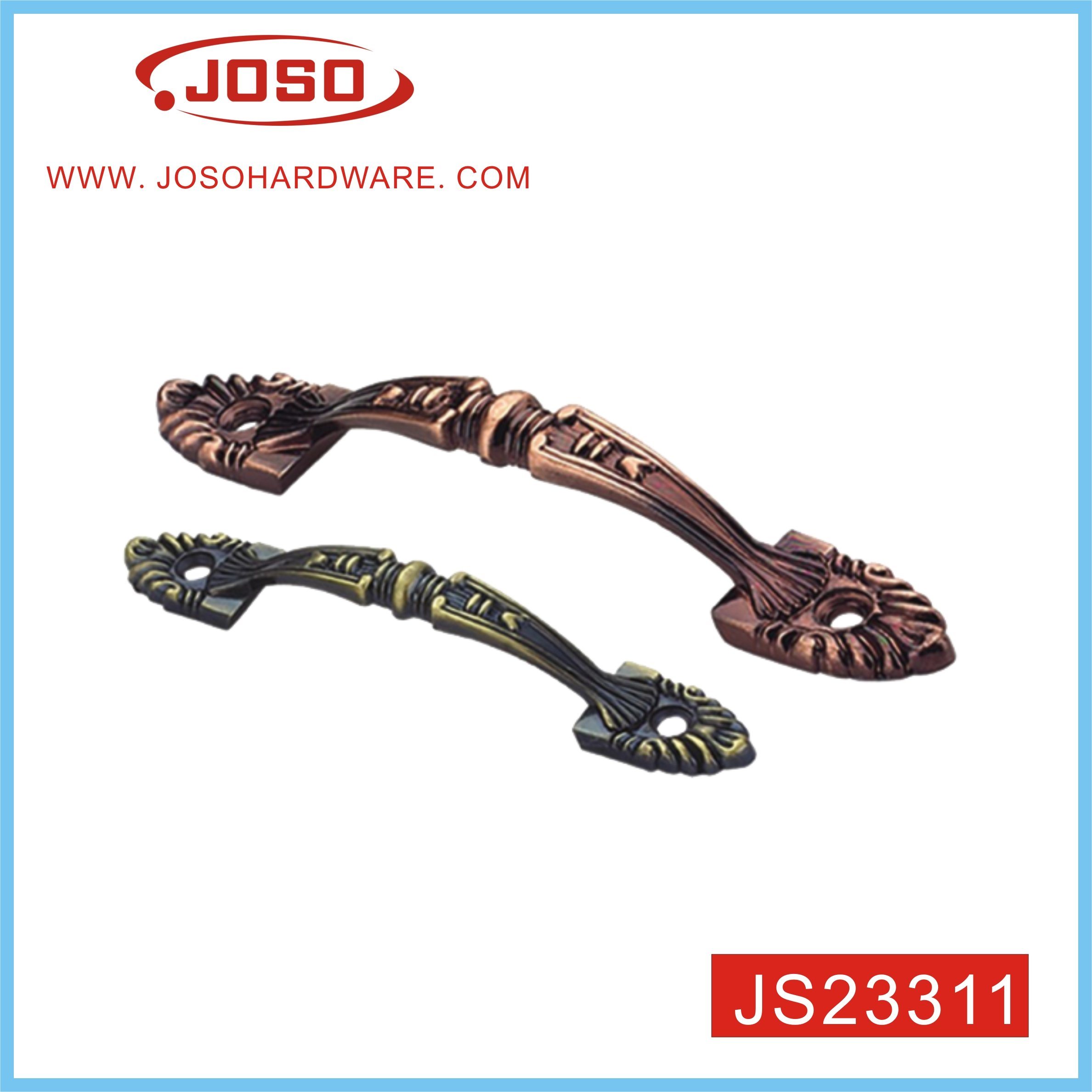 European Classical Antique Brass Furniture Pull Handle for Wardrobe