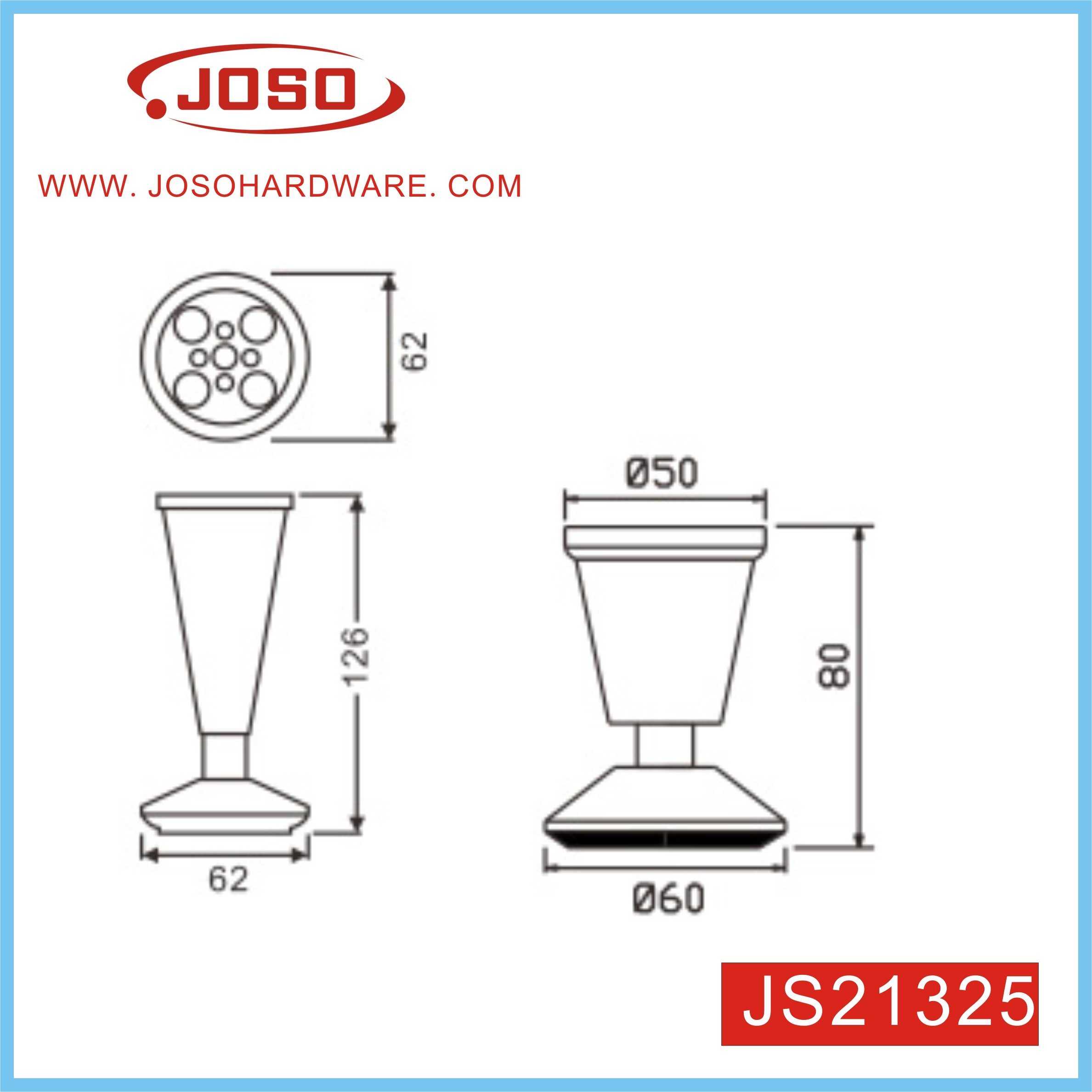 Multi-Specifications Modern Adjustable Cylindrical Leg for Sofa