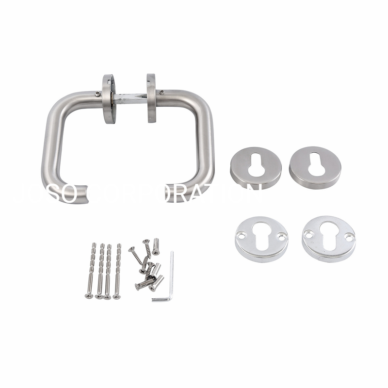 Stainless Steel Best Safe Security Door Lock with Cylinder Satin Lever Handle