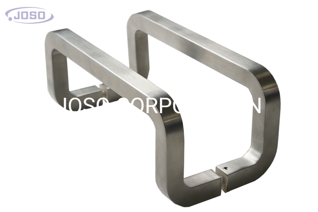 H Shape Fashion Style Simple Design Stainless Steel Door Handle for Glass Door Furniture Hardware