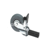 Factory Supply 50mm Plastic with Brake Castor Wheels Trolley Furniture Caster