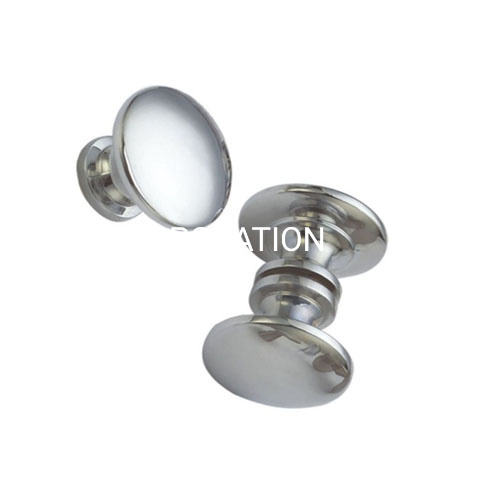 Zinc Alloy 38mm Small Handle Bright Chrome Plated Handle Cupboard Knob