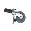 Factory Supply 50mm Plastic with Brake Castor Wheels Trolley Furniture Caster