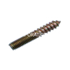 Steel Double Thread Dowel Screw Furniture Hardware Wood Screw Wardrobe Screw