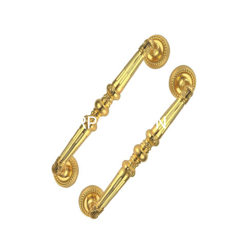 Zinc Alloy Golden 300mm Texture Furniture Handle Office Door Handle