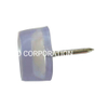 Factory Supply Plastic Transparent 18mm Table Nail Glide Chair Protector Connector