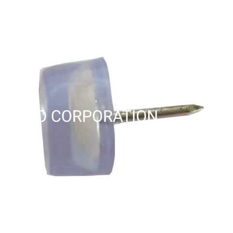 Factory Supply Plastic Transparent 18mm Table Nail Glide Chair Protector Connector