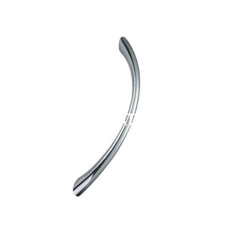 Brush and Bright Chrome Zinc Alloy 64mm Drawer Handle Kithchen Handle