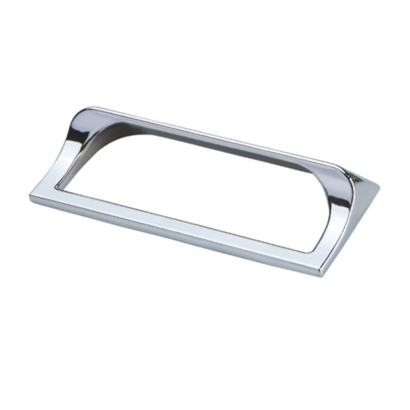 Top Sale 96mm 128mm Zinc Alloy Bright Chrome Furniture Pull Handle
