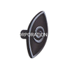 Retro Zinc Alloy 50mm Blue Painting Drawing Knob Kitchen Handle Cabinet Knob