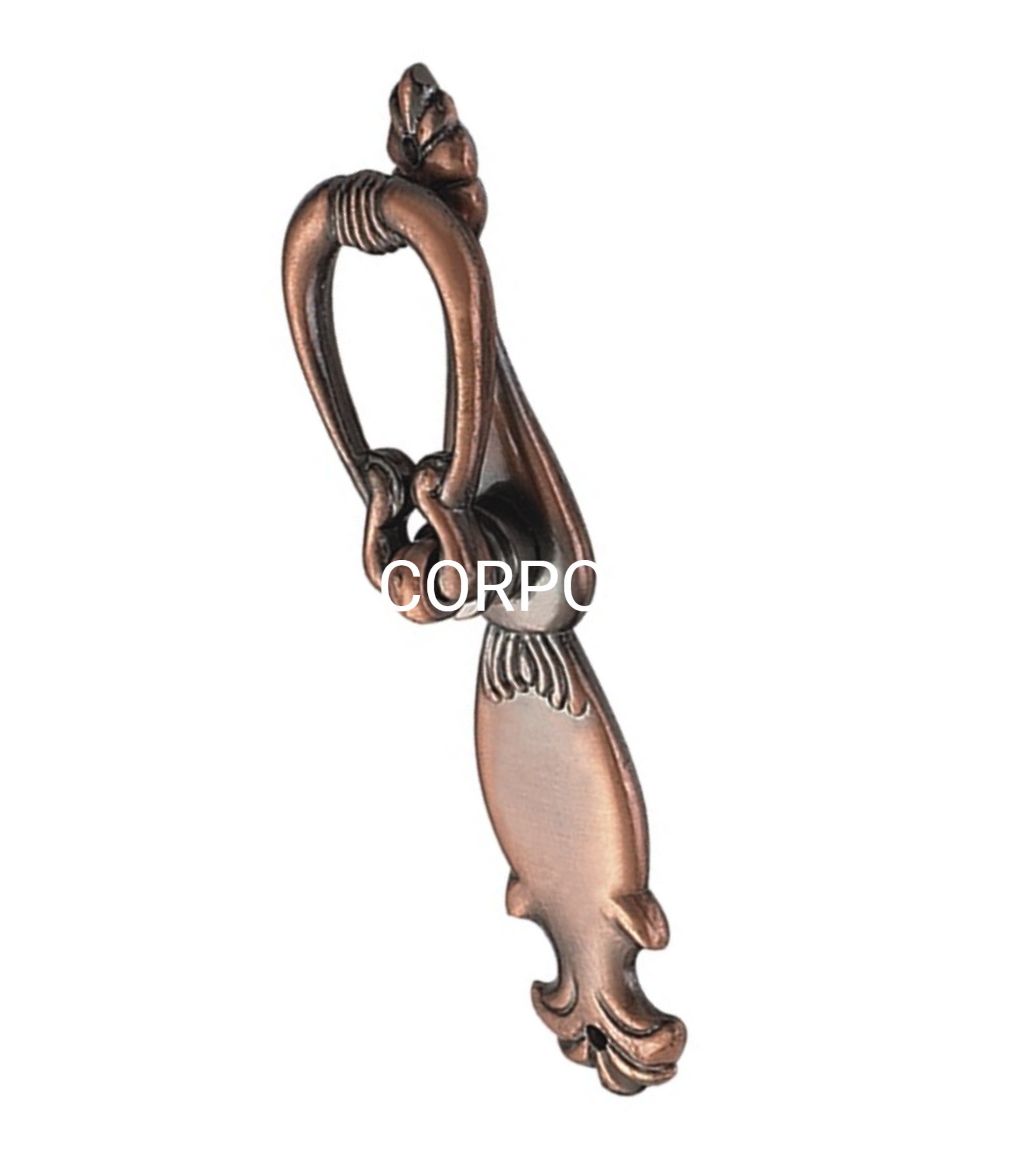 Furniture Hardware Vintage 105mm Zinc Alloy Antique Copper Handle Cabinet Handle Dresser Handle