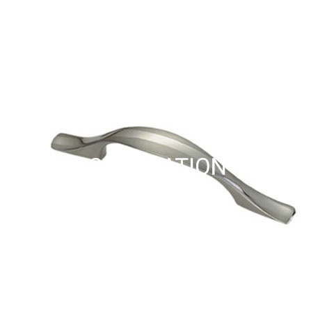 Zinc Alloy 128mm Bow Shape Cabinet Handle Drawer Handle Wardrobe Handle