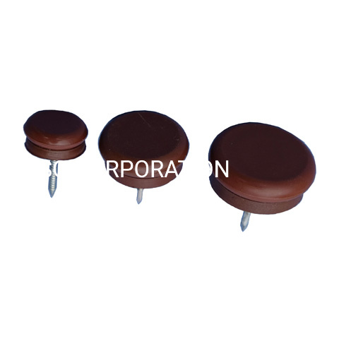 Hot Sale Brown PP Nail Glide Furniture Hardware Table Protector Furniture Accessories