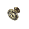 Zinc Alloy Drawer Knob Classic Furniture Handle Antique Brass Plated Handle