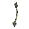 Retro Style 128mm Flower Pattern Antique Brass Pull Handle for Cabinet