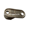 Popular Zinc Alloy Nickle Plated Wardrobe Home Clothes Rod Support Bracket Connector