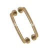 European Style Zinc Alloy Golden 270mm Door Handle Office Innerdoor Handle