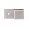 Wall To Glass Door Clip 180 Degree Brass Clip for Bathroom door hardware sets