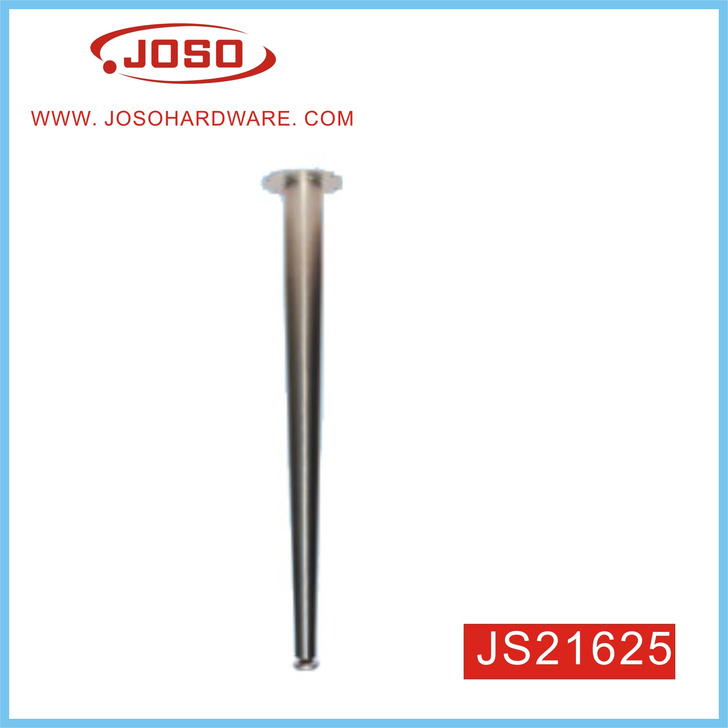 Chrome Plated Round Pipe Metal Furniture Table Leg