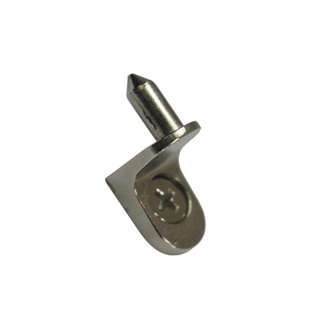 Nickel Plated Corner Shelf Support for Closet