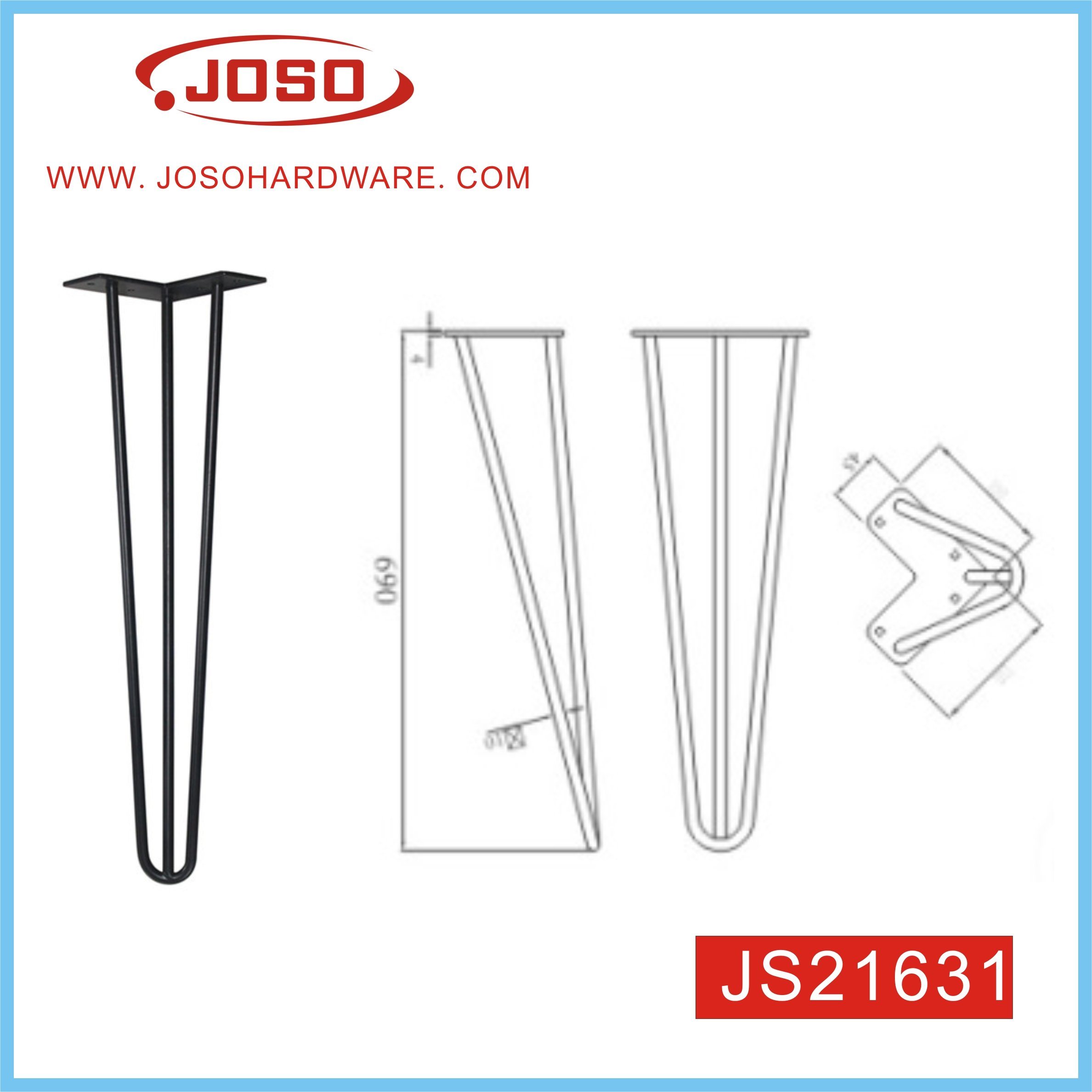 Popular Hairpin Metal Height Leg for Table