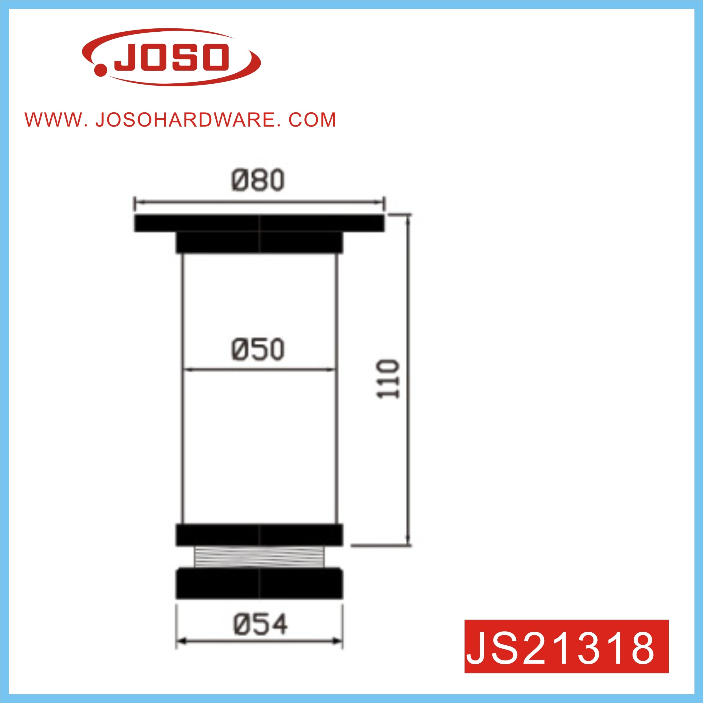 110 Height Aluminum Furniture Leg for Chair and Sofa