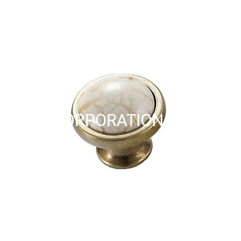 Factory Supply Zinc Alloy 34mm Furniture Handle Mushroom Handle Cabinet Knob