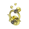 Factory Supply Zinc Alloy 85mm Golden Ring Handle Drawer Handle