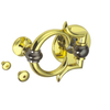 Factory Supply Zinc Alloy 85mm Golden Ring Handle Drawer Handle