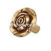 White Golden Flower Style Zinc Alloy Handle Furniture Handle Furniture Knob