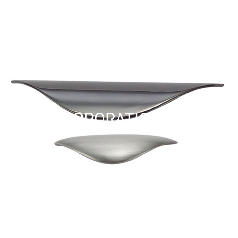 Factory Supply Shell Style Zinc Alloy 32mm Furniture Pull Handle Wardrobe Handle
