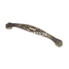 Zinc Alloy Classical Handle with Flower Pattern Drawer Handle Office Handle