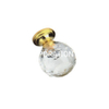 Zinc Alloy Fashion 28mm 32mm Diamond Handle Knob Closet Knob Furniture Handle