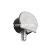 Factory Supply Zinc Alloy with Plastic Shelf Support with Screw Furniture Accessories