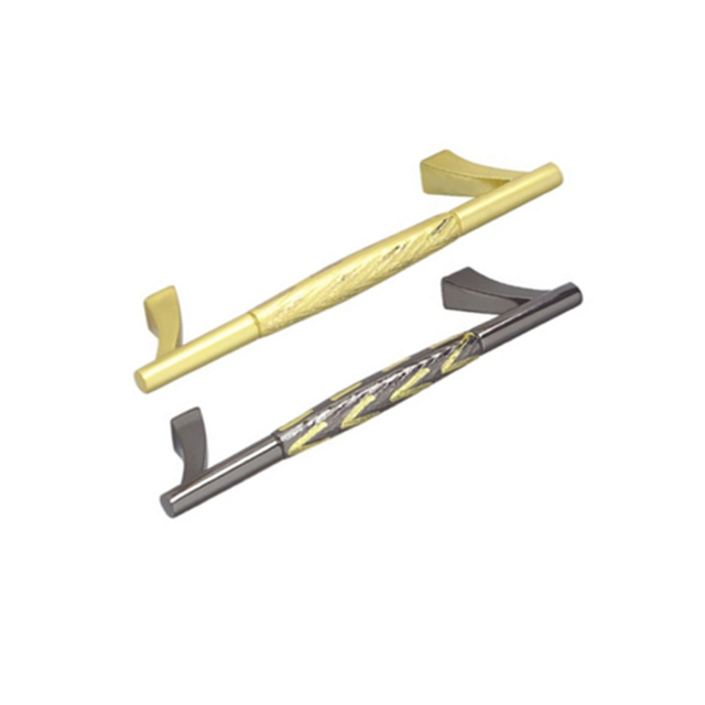 European Decoration 96mm 128mm Black Furniture Pull Handle Kitchen Handle