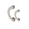 Fashion 64mm Zinc Alloy Semi Circle Furniture Handle Drawer Handle