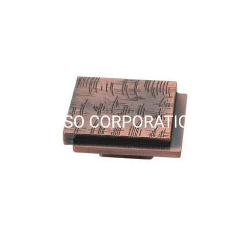 Classical 28mm 45mm Square Antique Brass Antique Copper Zinc Alloy Handle Drawer