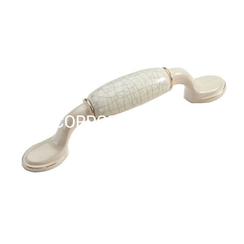 Fashion 96mm Zinc Alloy with Ceramics Furniture Handle Dresser Handle Closet Handle