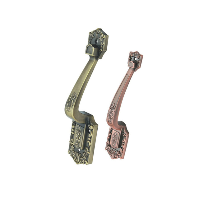 Zinc Alloy Antique Copper 200mm 280mm Furniture Handle Door Handle