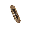 European Style Oval And Round 26mm Antique Copper Pull Push Handle