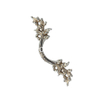 European Style Zinc Alloy Sliver 64mm Drawer Handle Cabinet Handle Furniture Handle