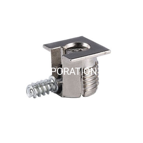 Zinc Alloy Nickel Plated Furniture Shelf Support Board Connector Furniture Fitting